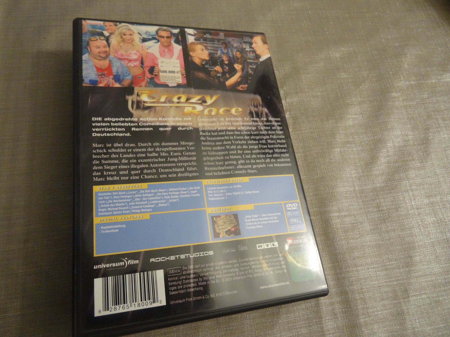 Tutti i DVDs: DVD: Crazy Race - – Usato da Olten venduto da Disc-Ausverkauf 2
