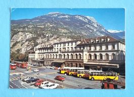 Brig - Bahnhof - Chemin de Fer - Postauto - 1978