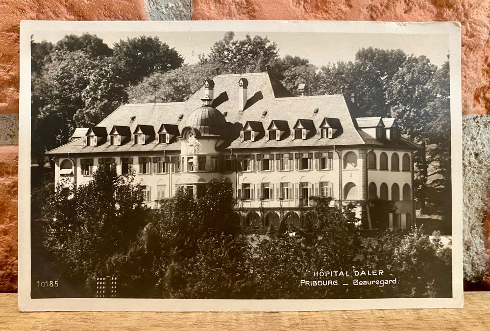1927 Alte Foto AK Fribourg Beauregard Hôpital Daler Kaufen auf