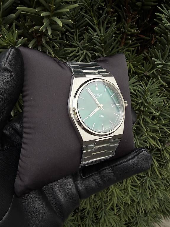 Orologi: Tissot PRX 40mm Grün – Nuovo e nell'imballaggio originale da Monthey venduto da vla_x7fz 3