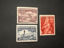 Liechtenstein 1949 Nr. 228 bis 230  **  (3133)