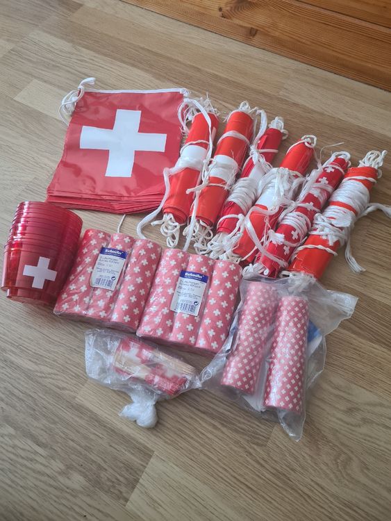 DeCoArt Fahnenkette Türkei 5 M - Girlande Mit 20 Papierfahnen Ca. 12x24 Cm, Deko Für Partys & Feiern