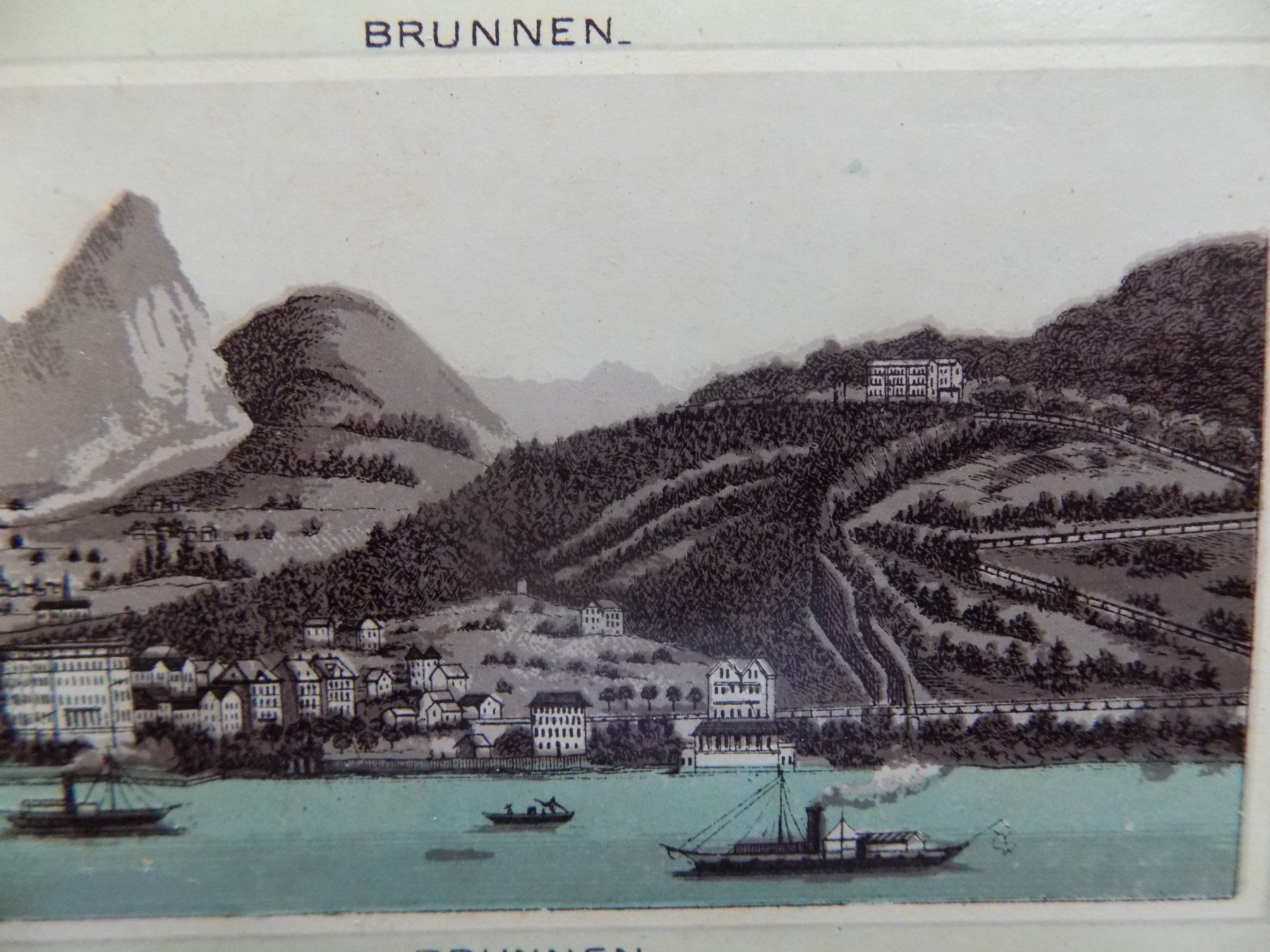 Incisioni: Brunnen Kanton Schwyz – Usato da Risch venduto da Antikfee 4