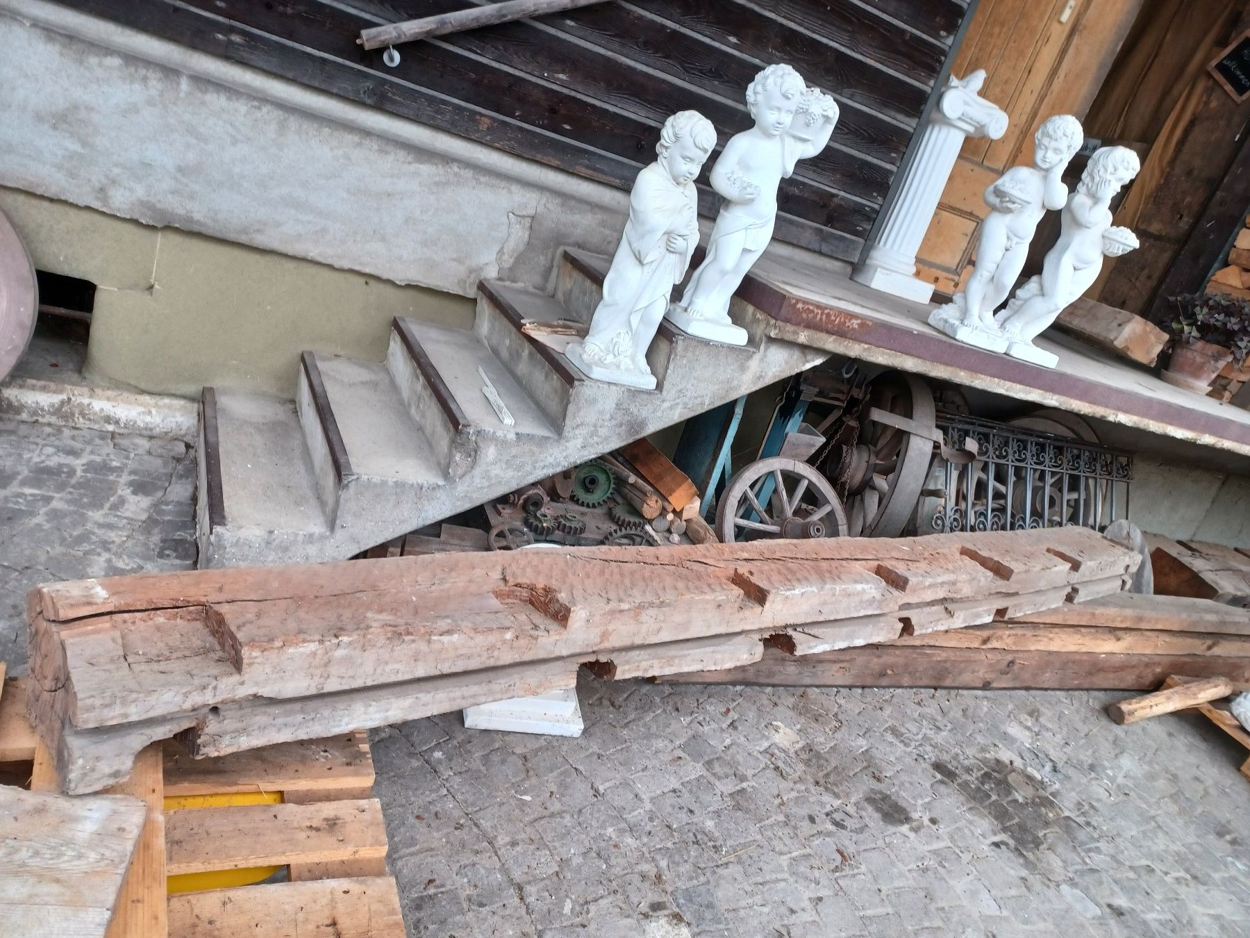 Holzartikel: Eichenholz-Balken – Gebraucht aus Wangen a.Aare von Schneckenparadies 3