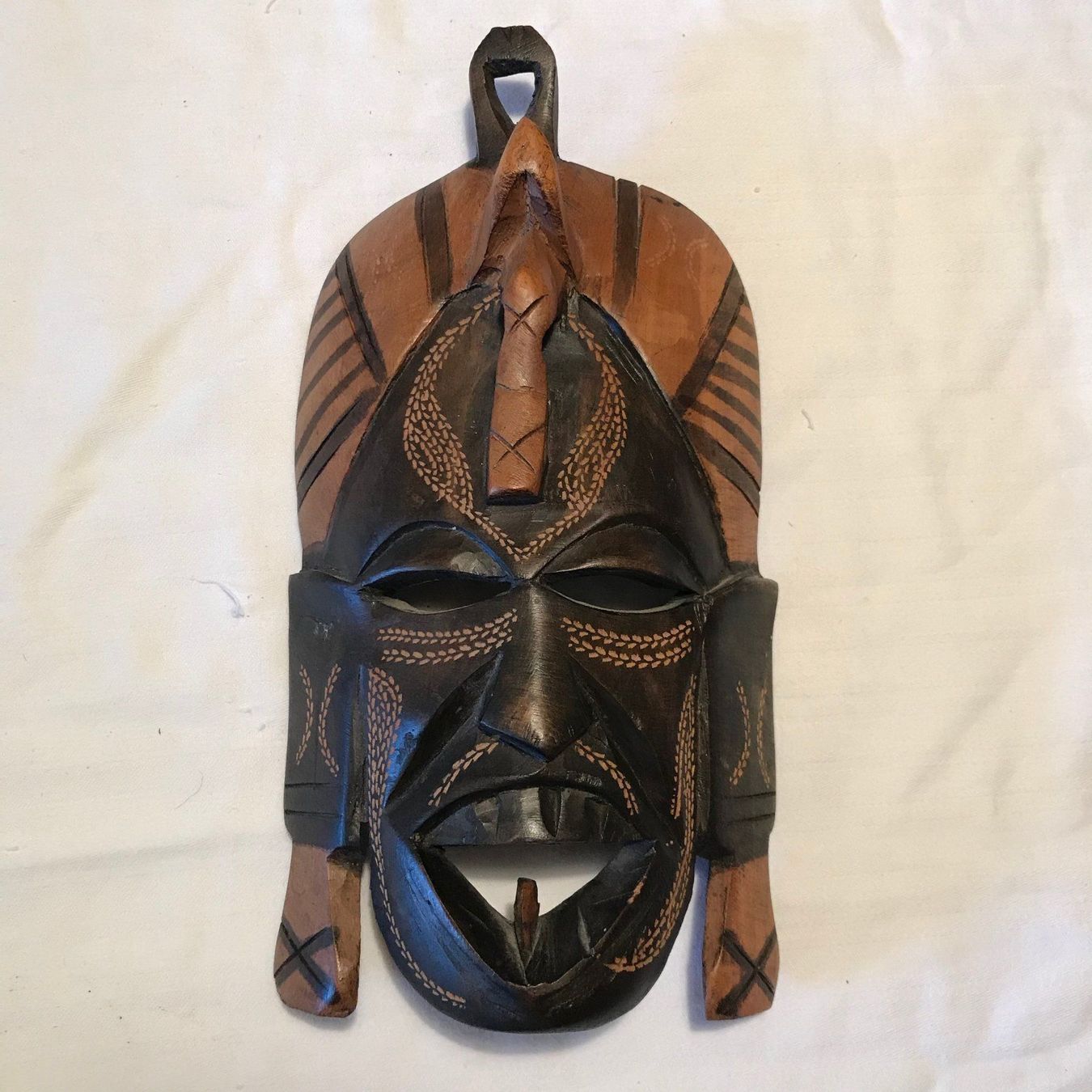Sculture & Statue: Visage africain en bois – Usato da Ste-Croix venduto da mjmg