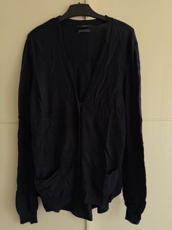 SET Strickjacke, Cashmere, Dunkelblau, Gr. 36 Top