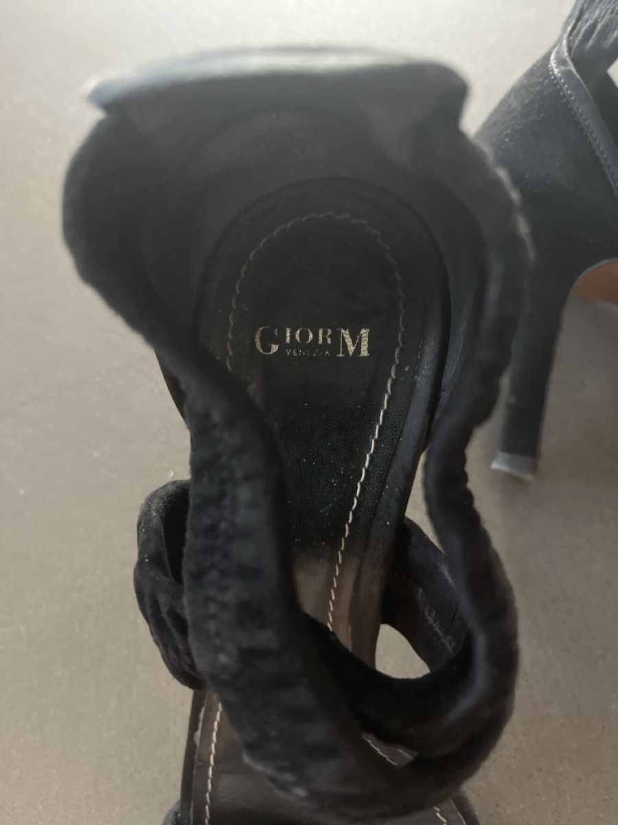Scarpe da donna: GiorM  Wildledersandale Gr. 38.5 / 8cm – Nuovo (secondo la descrizione) da Illnau venduto da flamingo007 4