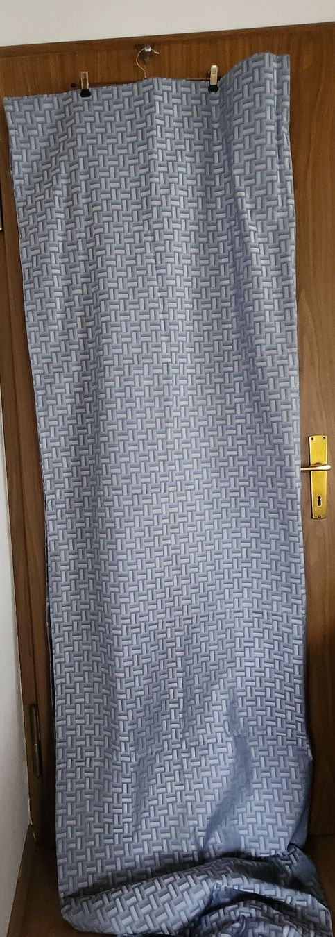 Manor Tende: Rideau MANOR 100% polyester, motif géométrique – Usato da Niedergösgen venduto da Eva2410