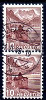 PAAR SENKRECHT SCHLOSS CHILLION VOLLSTEMPEL 1949  -46
