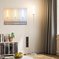 Stehlampe Grau