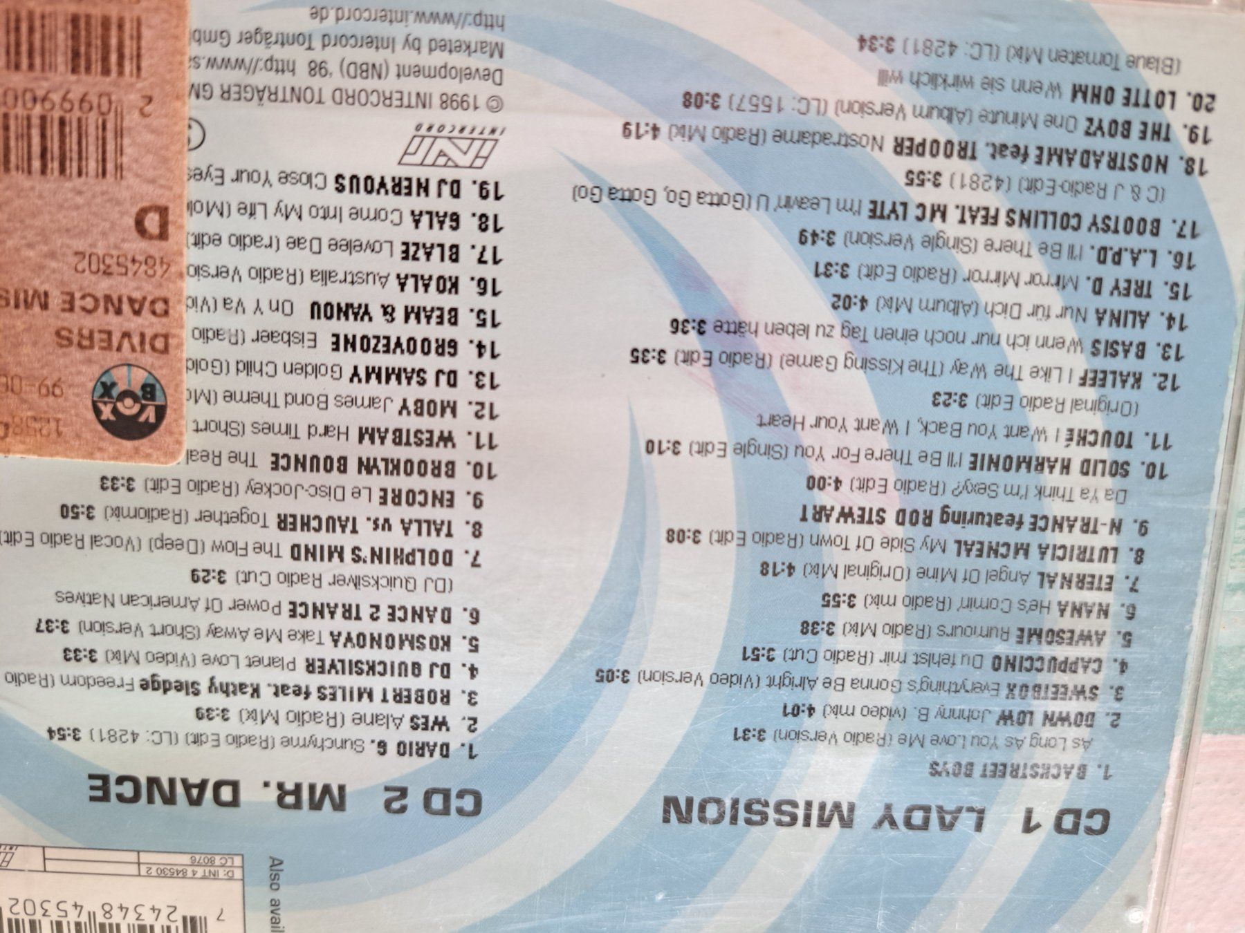 CDs: Cd Dance Mission  Icy '98 – D'occasion à Pully par bro_n52j 2