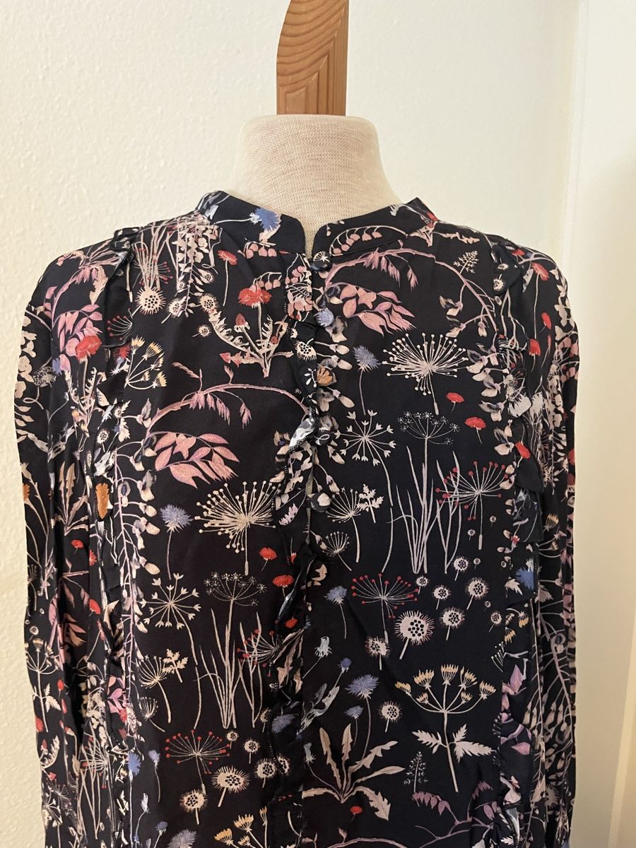 Kleider: Herbstkleid Blumenmuster schwarz Gr. M von Max&Co – Gebraucht aus Zürich von Brobin 2