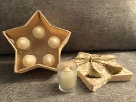 Sternen Kerzen Set