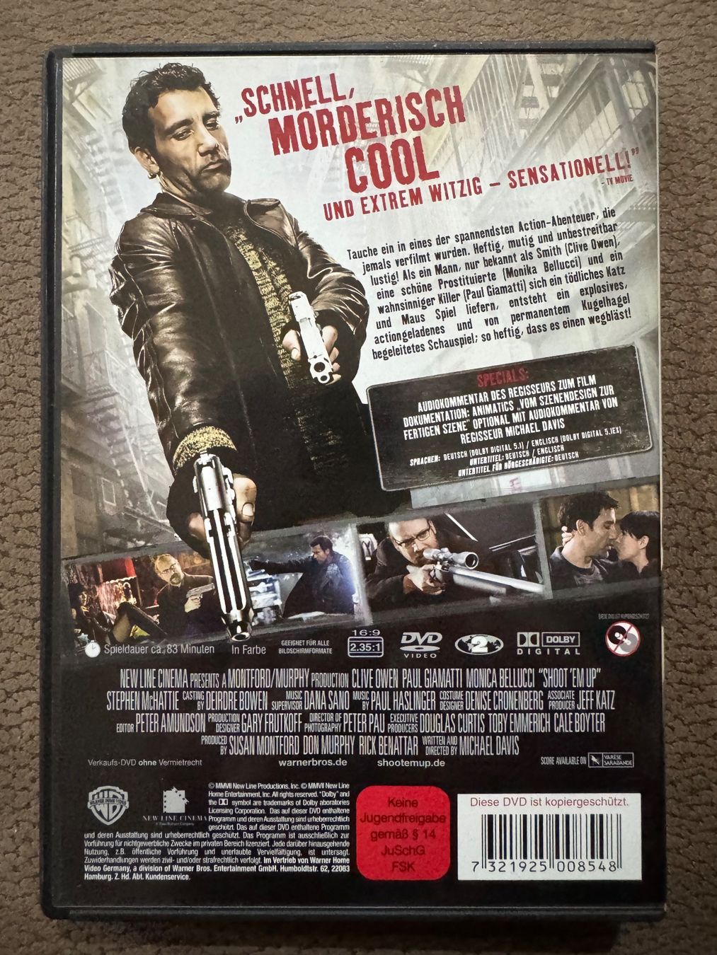 Tutti i DVDs: Shoot ‘em up – Usato da Dietikon venduto da MuNathy 1
