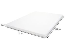 6cm Kaltschaum-Matratzentopper - 180x200cm B-Ware