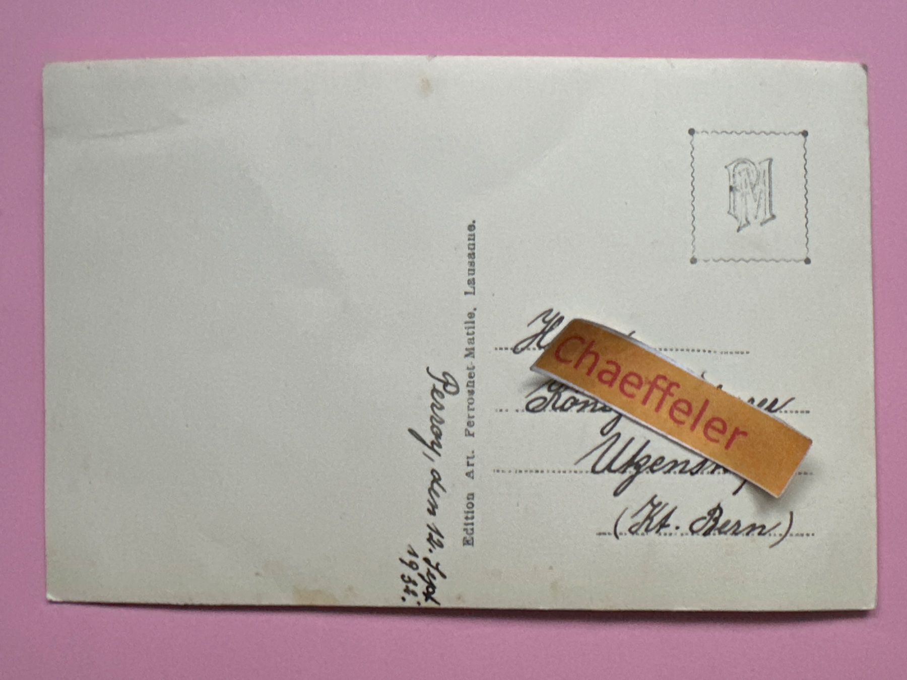 Cartoline postali: 1932 Perroy - Vue générale – Usato da Zürich venduto da Chaeffeler 1