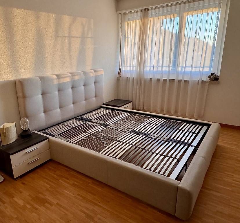 Lits: Verschenke Bett 160×200cm inkl. Lattenrost – D'occasion à St. Gallen par rimii91