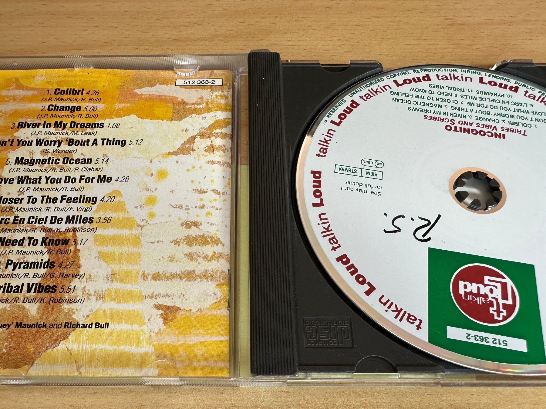 CD: Incognito – Tribes, Vibes And Scribes – Usato da Rikon im Tösstal venduto da Alpenmutz 2