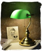 Bankerleuchte Tischlampe 60 Watt grün