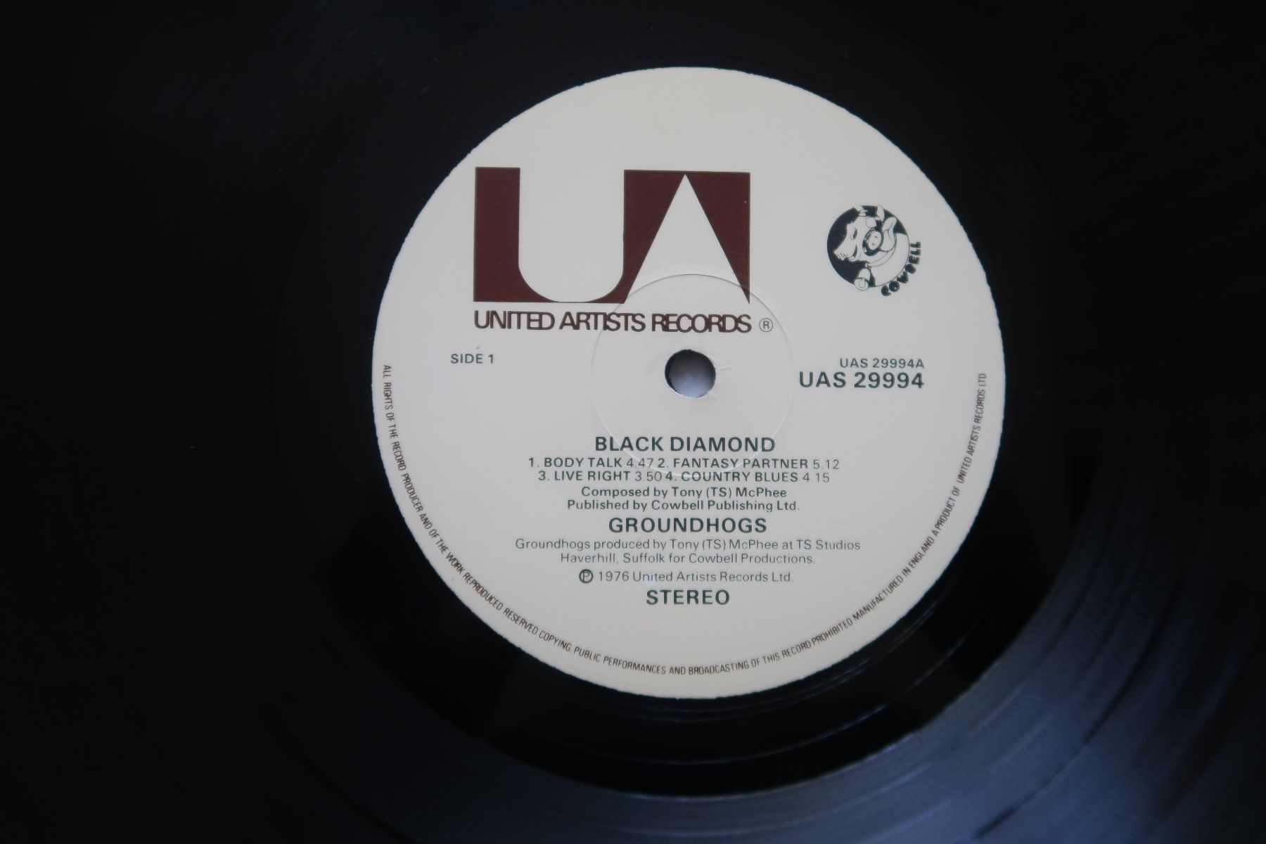 Vinyles: GROUNDHOGS - BLACK DIAMOND - VINYL LP – D'occasion à Basel par Patiscat 2
