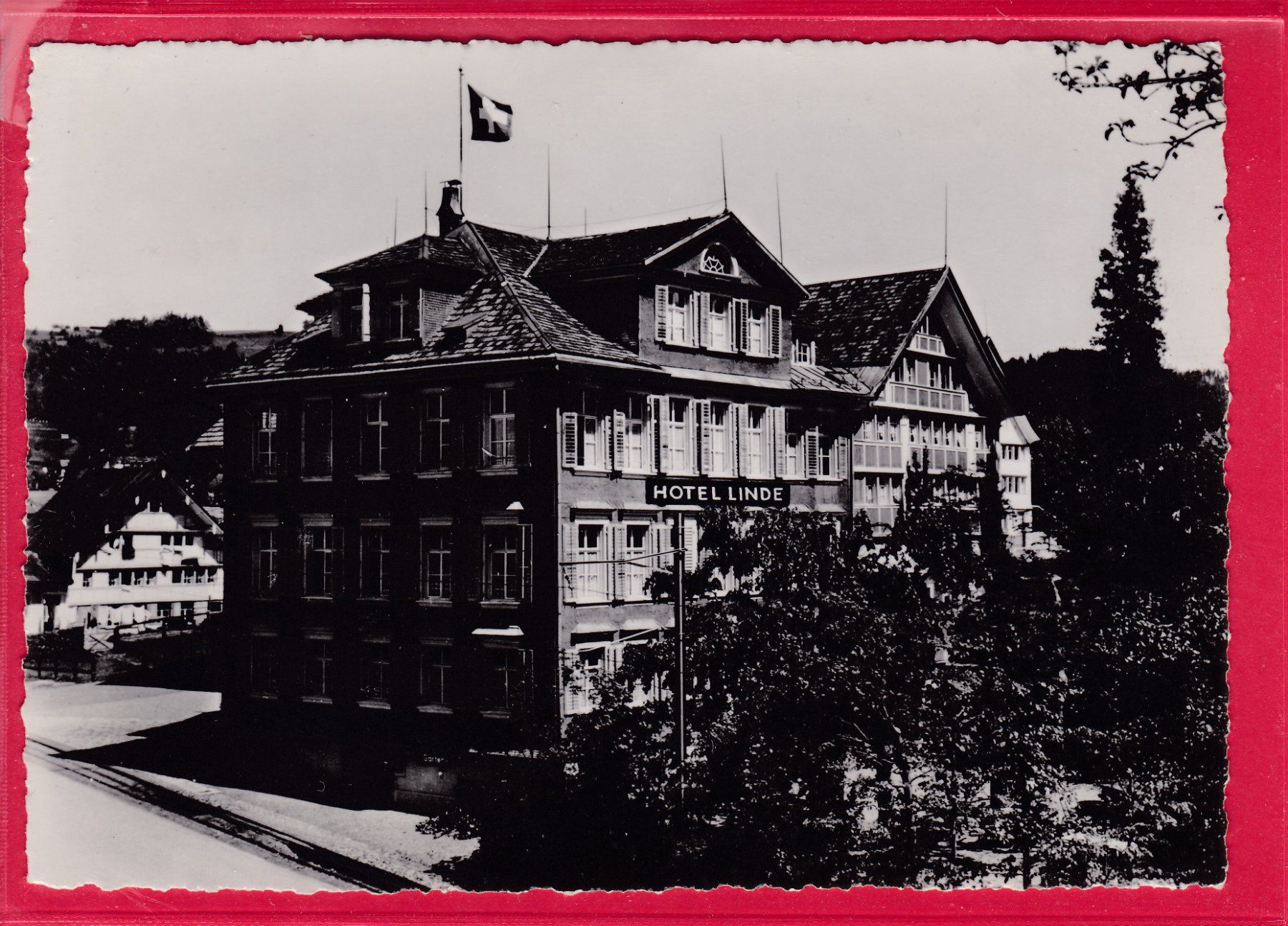 Cartes postales: TEUFEN, HOTEL LINDE – D'occasion à Oberrieden par Gebirgsstelze