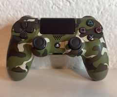 PS4 Controller Tarnmuster gebraucht guter Zustand