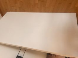 Massiver Esstisch – 200 × 110 cm – Weiß lackiert