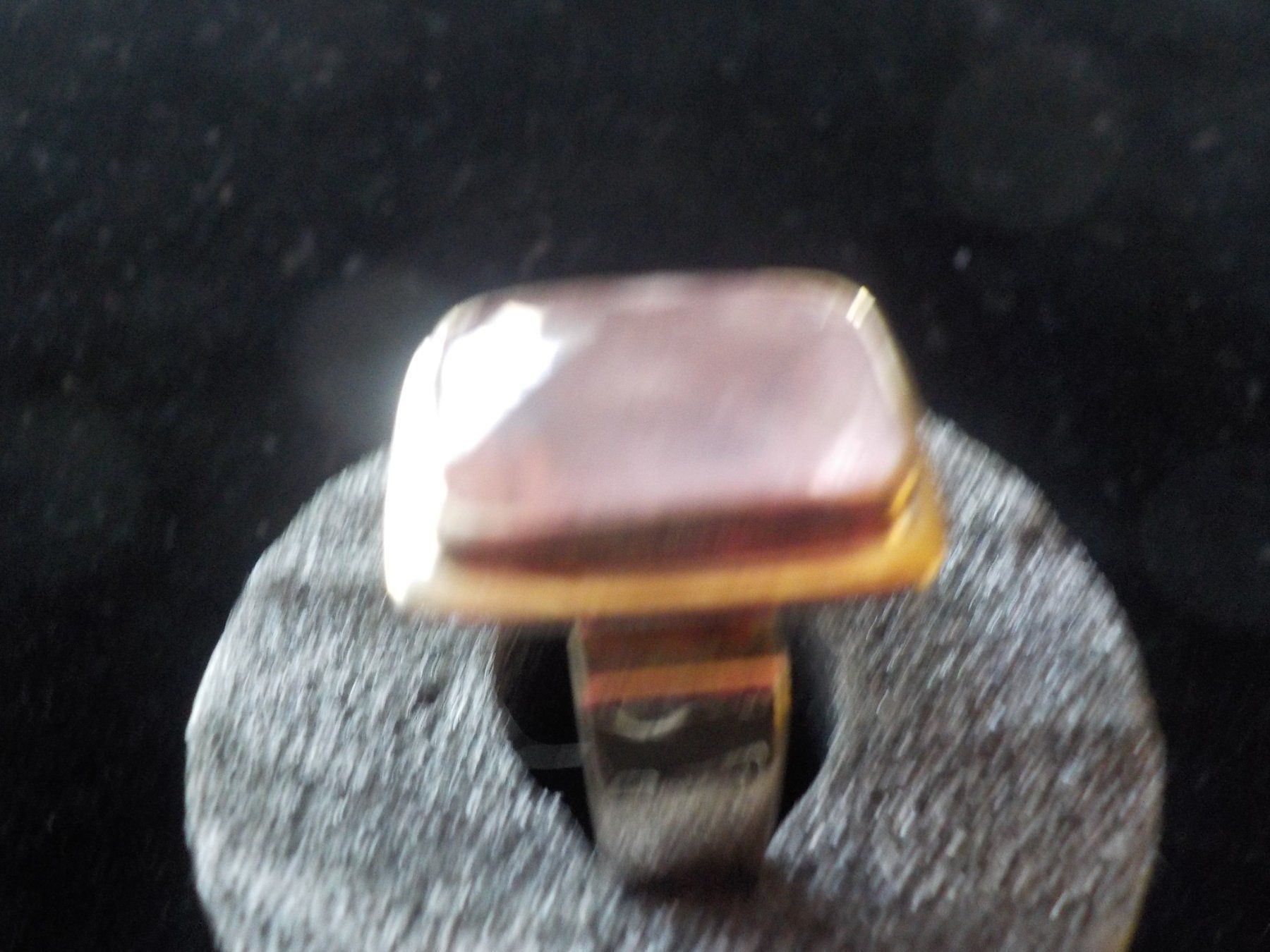 Ringe: Ring, Silber/Rosenquarz, Durchm.54mm (7) – Neu (gemäss Beschreibung) aus Muri b. Bern von Silberqualle 1