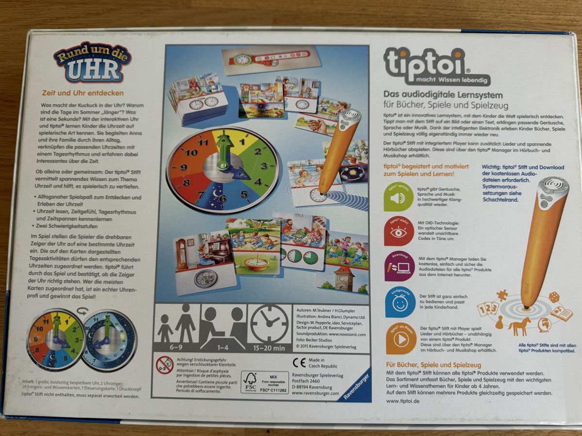 Tiptoi Spiele: tiptoi Rund um die Uhr – Gebraucht aus Bern von cpiller01 3