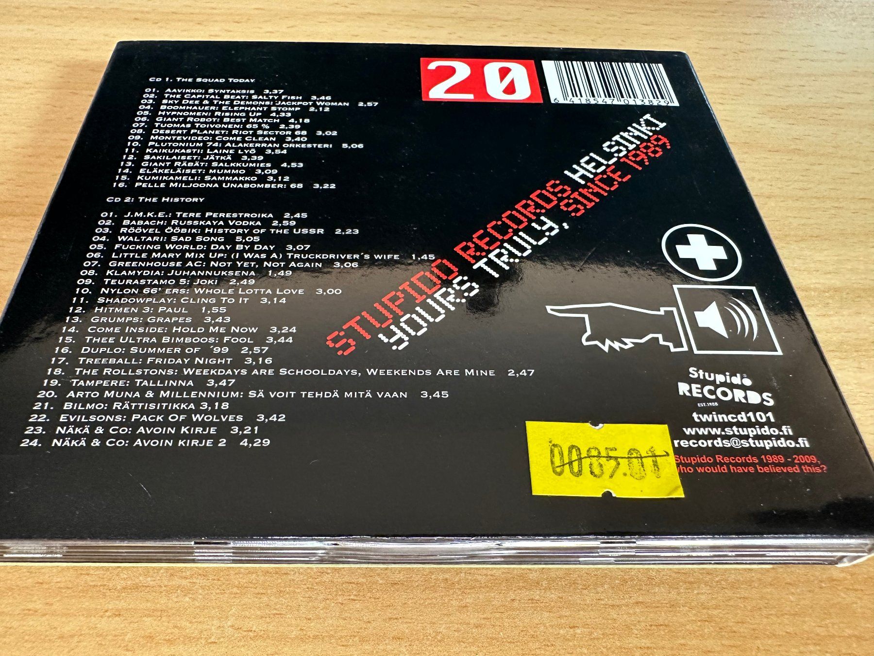 CD: Various – Stupido 20 - 2 CD – Usato da Rikon im Tösstal venduto da Alpenmutz 1