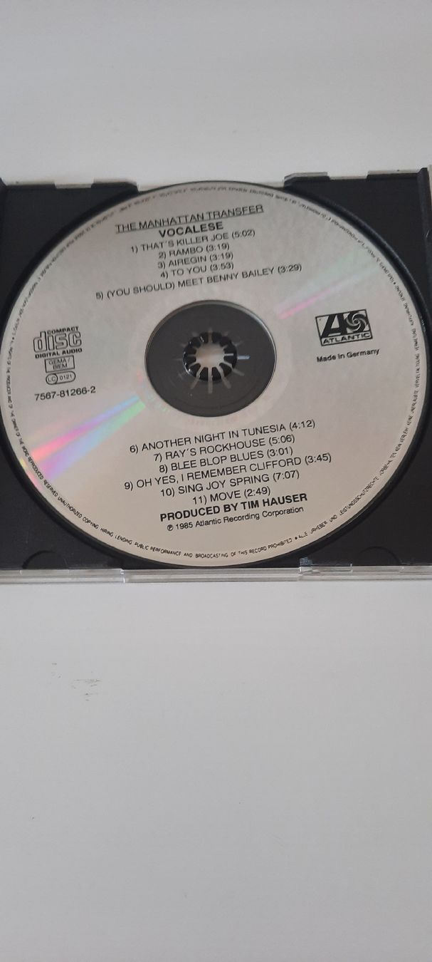 CD: MANHATTAN TRANSFER VOCALESE – Usato da Zofingen venduto da Tinpan 2