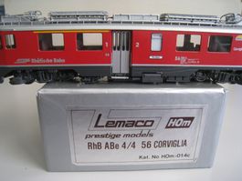 Lemaco  Rhb-Triebwagen ABe 4/4 Nummer 56 Corviglia,  Hom 14c