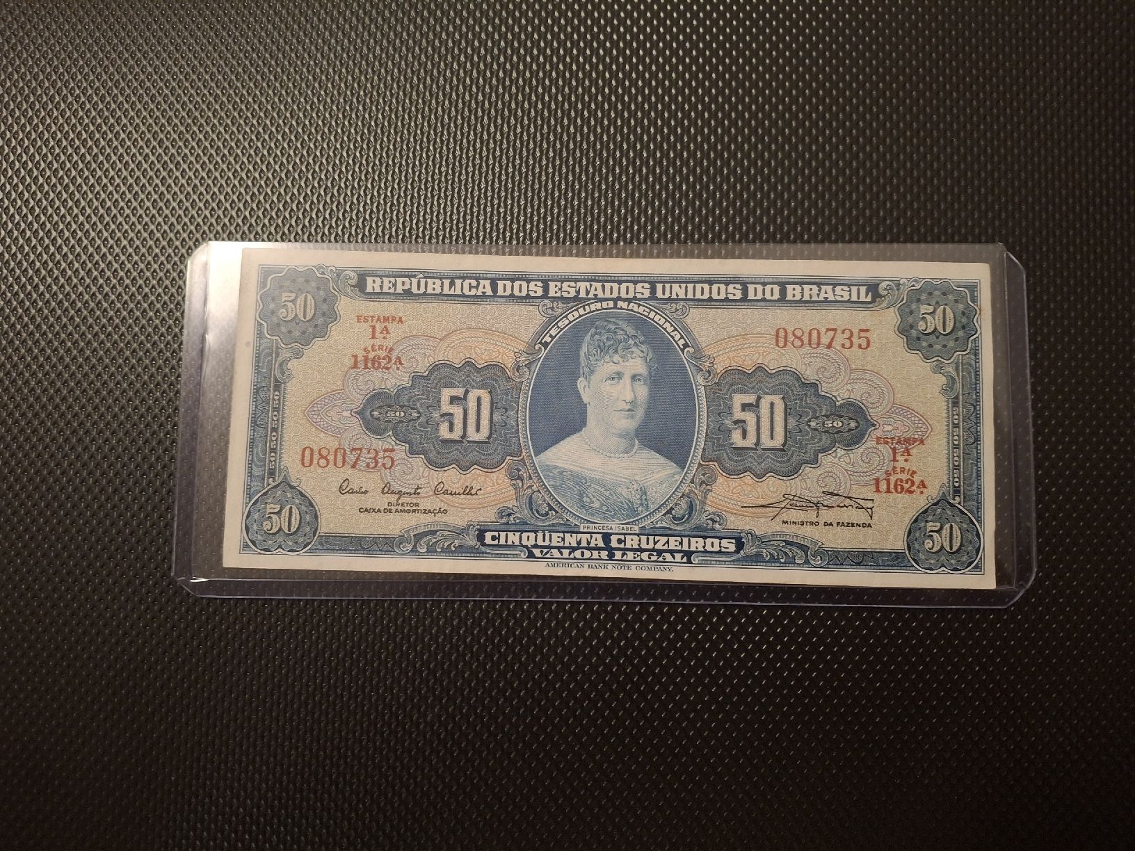 Banknoten: Banknote Brasil 50 Cruzeiros. – Gebraucht aus Geroldswil von Antica01