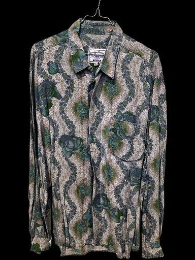 Hemden: Vintage Azzurra Casual Button-Down-Hemd mit Blumenmuster - – Gebraucht aus Zug von vinokilo 1
