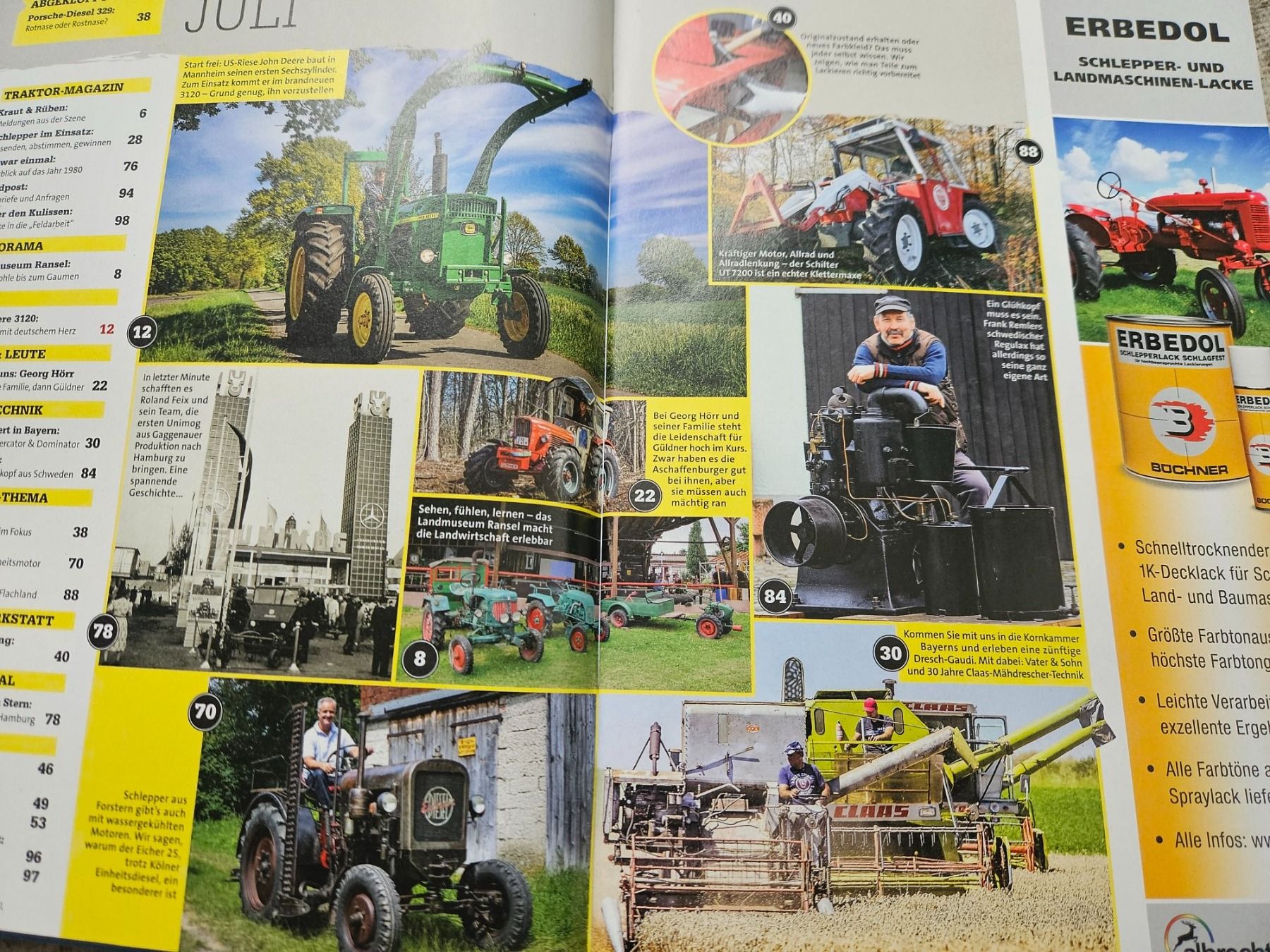 Claas Traktoren: Oldtimer Traktor 7/21 John Deere Schilter UT 7200 Unimog xb – Gebraucht aus Flawil von sr1_f6st 1