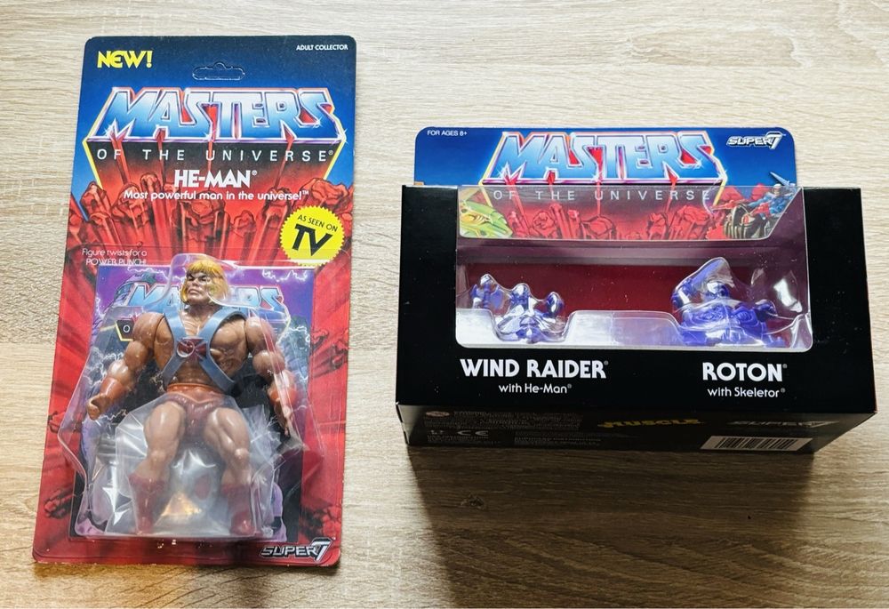 He-Man / WIND RAIDER + ROTON Super 7 Masters of the Universe (Neu und ...