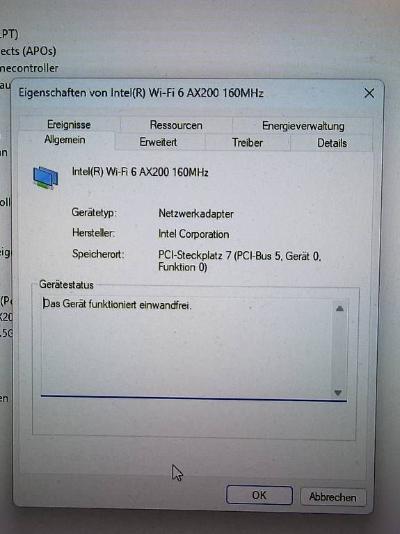Intel Laufwerke & Adapter: Intel AX200-Wlan-Bluetooth Adapter/ Karte mit Antenne – Gebraucht aus Watt von galeone 3
