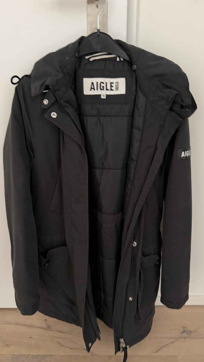 Giacche: Winter Parka AIGLE black size 38 good condition – Usato da Zürich venduto da ann_99s6