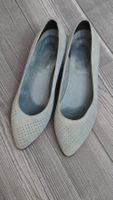 Vintage Wildleder Pumps - 37 - Pastell
