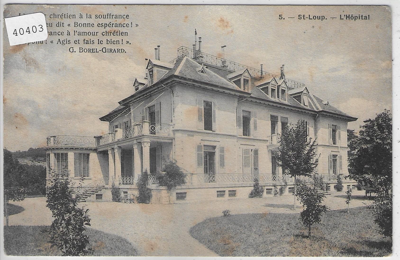 Ansichtskarten: St. Loup - l'Hospital – Gebraucht aus Ettingen von Kartenplanet
