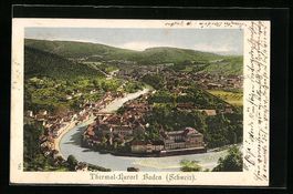 Baden, Gesamtansicht mit Umgebung aus de