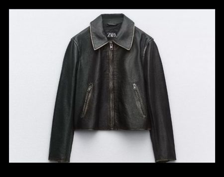 Echt Lederjacke Zara S