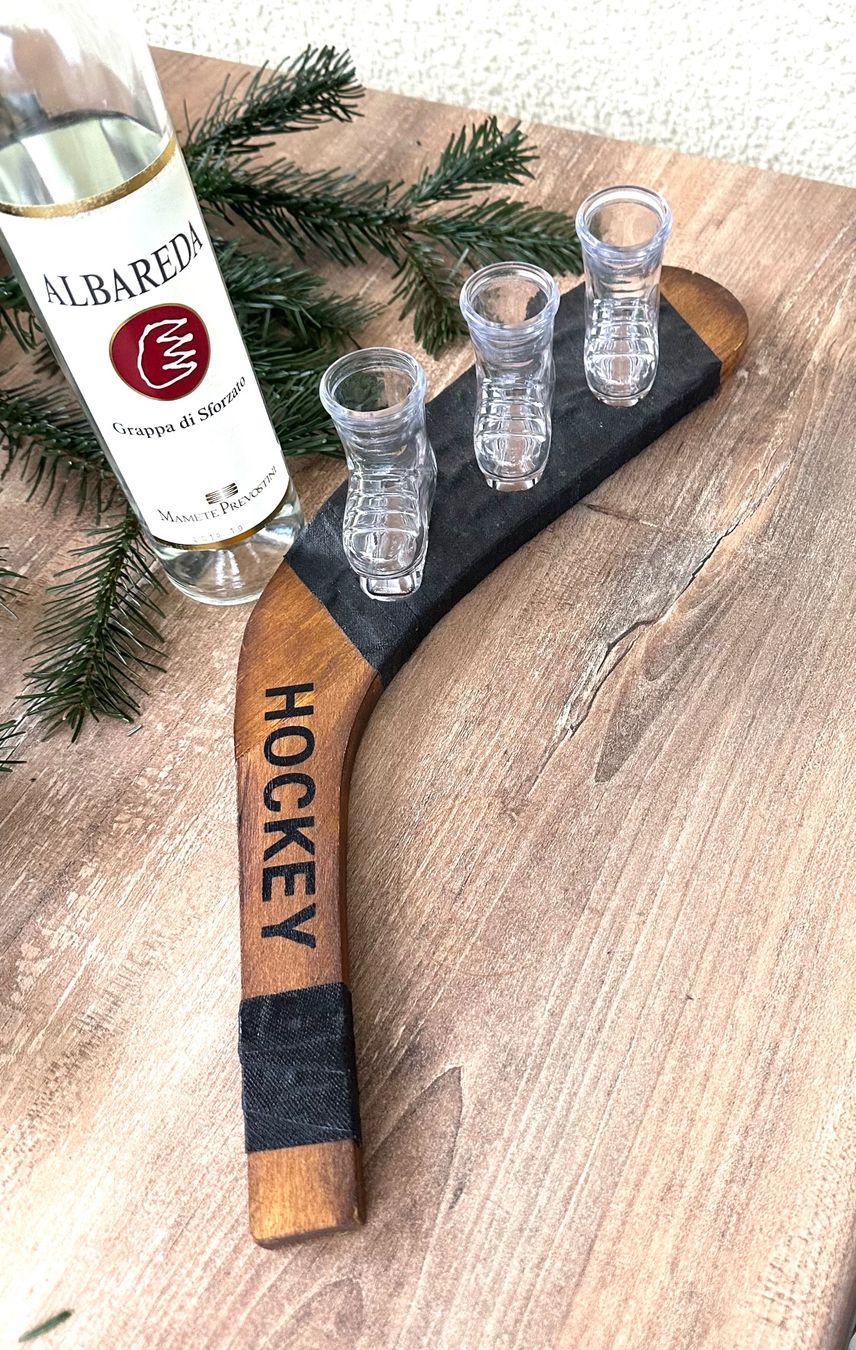 Bicchieri: Eishockey Stock mit 3 Shot Gläser – Usato da Zürich venduto da brazerola 1