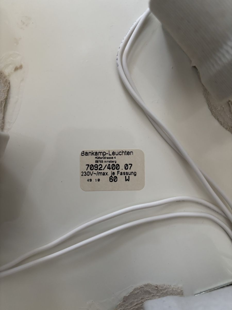 Bankamp Lampadari & plafoniere: Bankamp Deckenlampe Basic Weiss – Usato da Zürich venduto da FedeSara 3