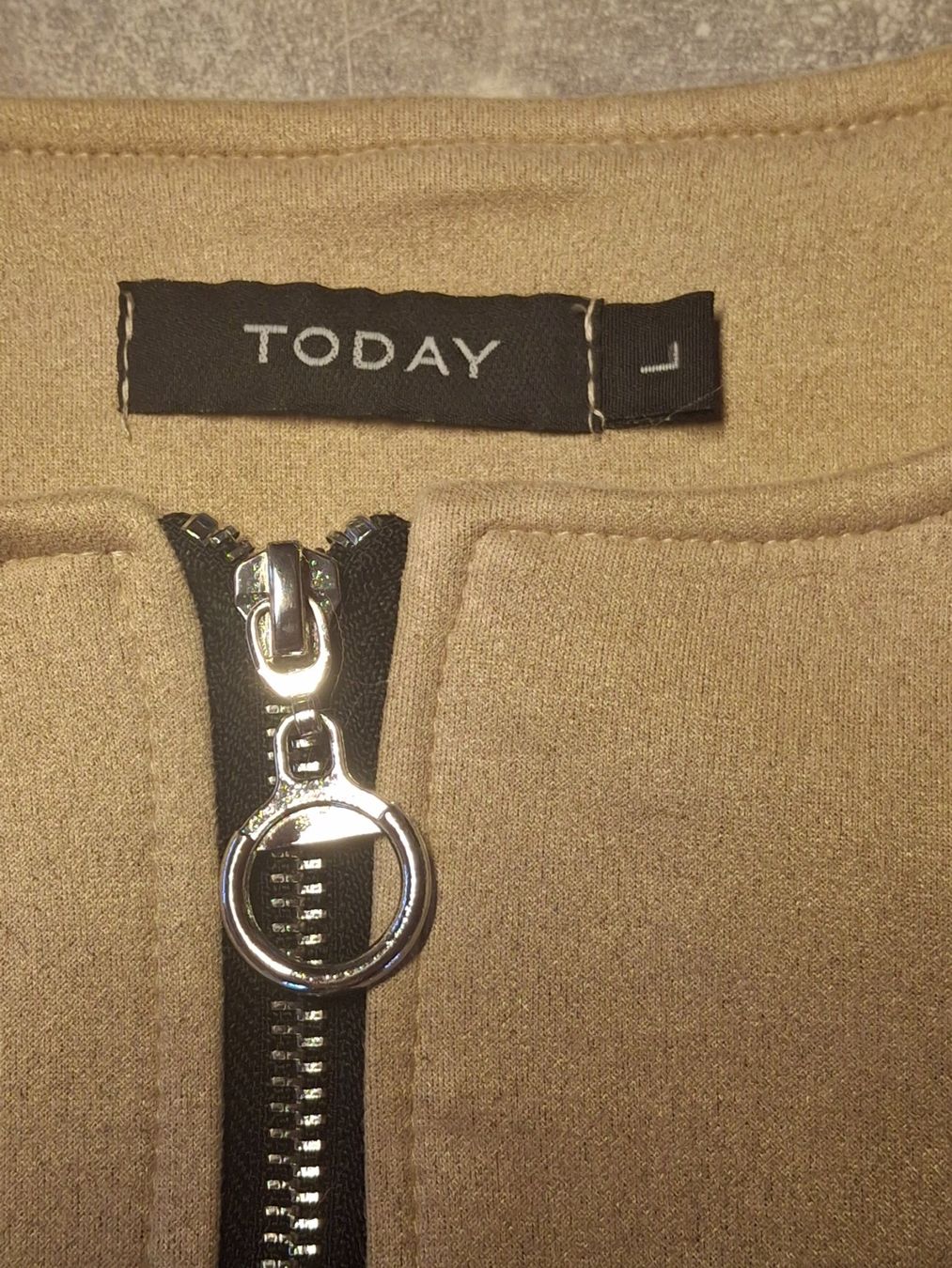 Jacken: Veste légère imitation daim taille L marque Today – Gebraucht aus Villiers von san_jn5w 1