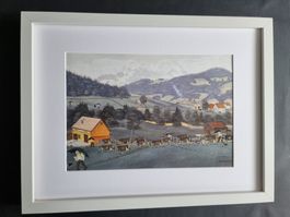 ALBERT MANSER FOTHOLITHO. „ALBERTLI“ MIT NEUWERTIGEM RAHMEN
