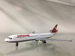 Swissair MD-11 Modellflugzeug, Sammlerstück, 1:500