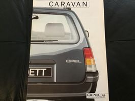 Opel Kadett/Rekord Caravan Verkaufsprospekt 12 Seiten 2.1986