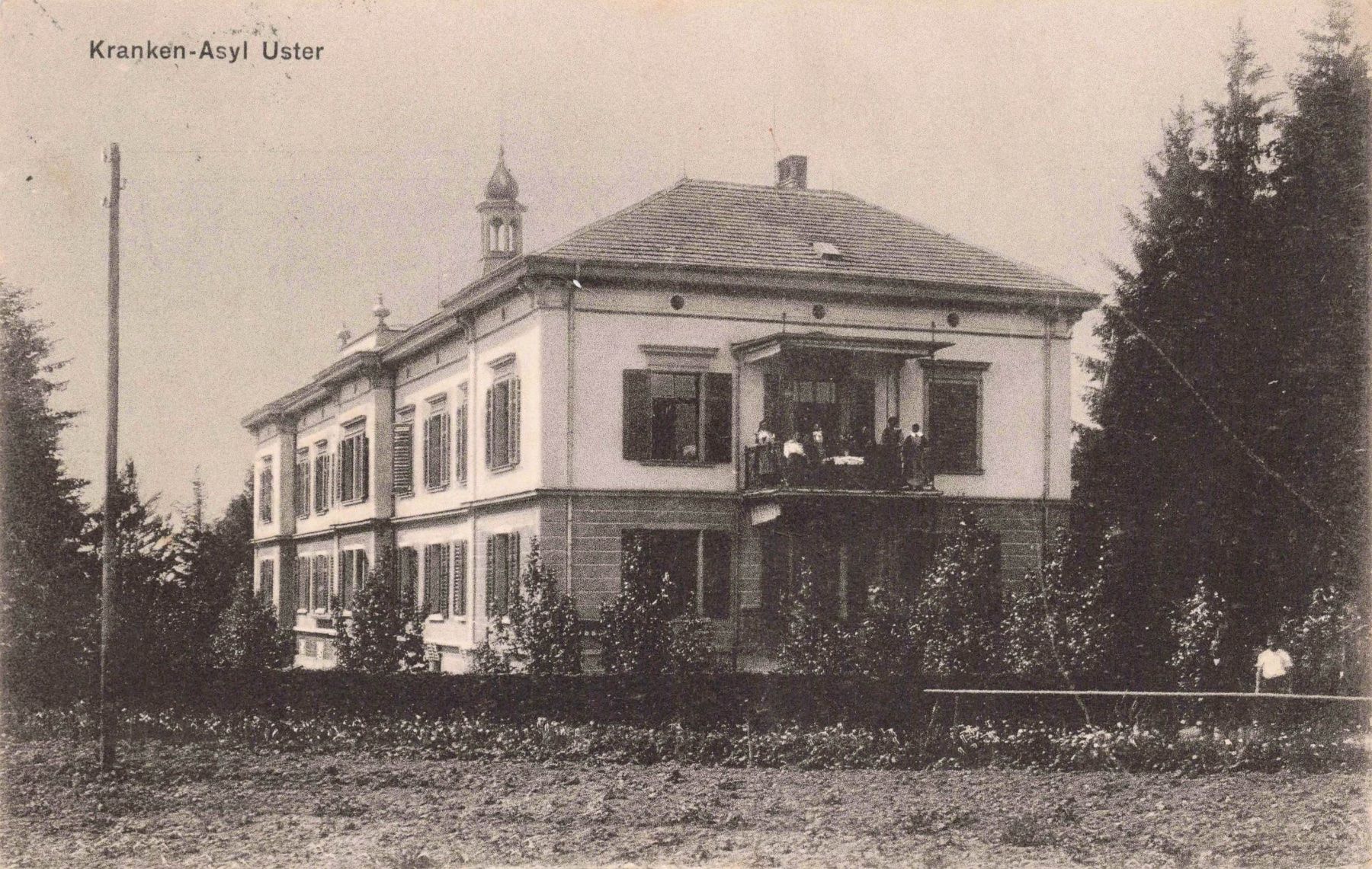 Cartoline postali: Kranken Asyl uster – Usato da Biasca venduto da Blenio71