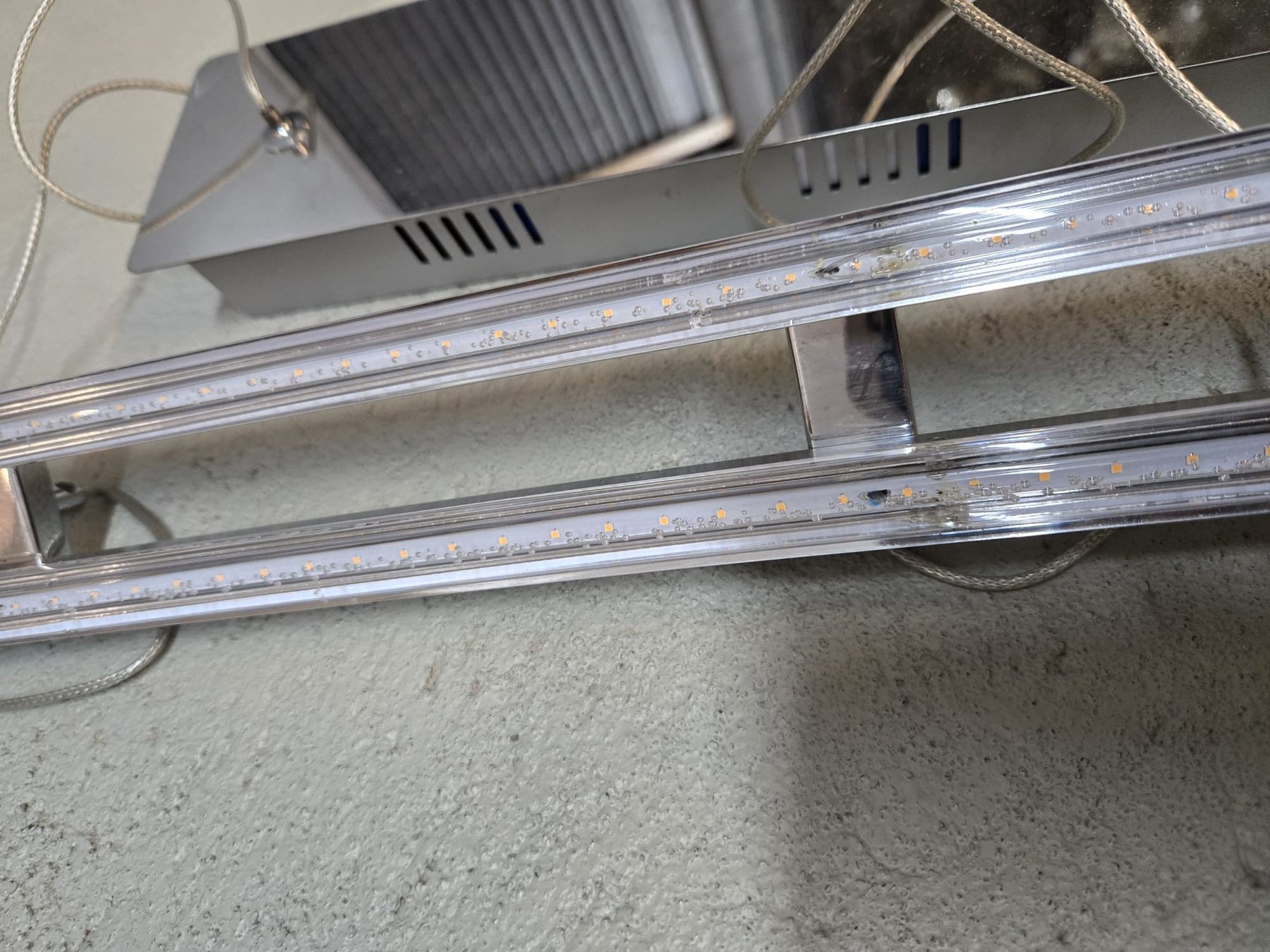 Lampade: Design LED Deckenlampe Chrom gebürstet modern – Usato da Rheinsulz venduto da Dred 1